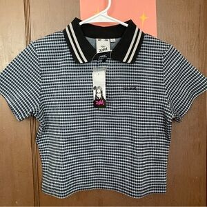 X-girl cropped polo